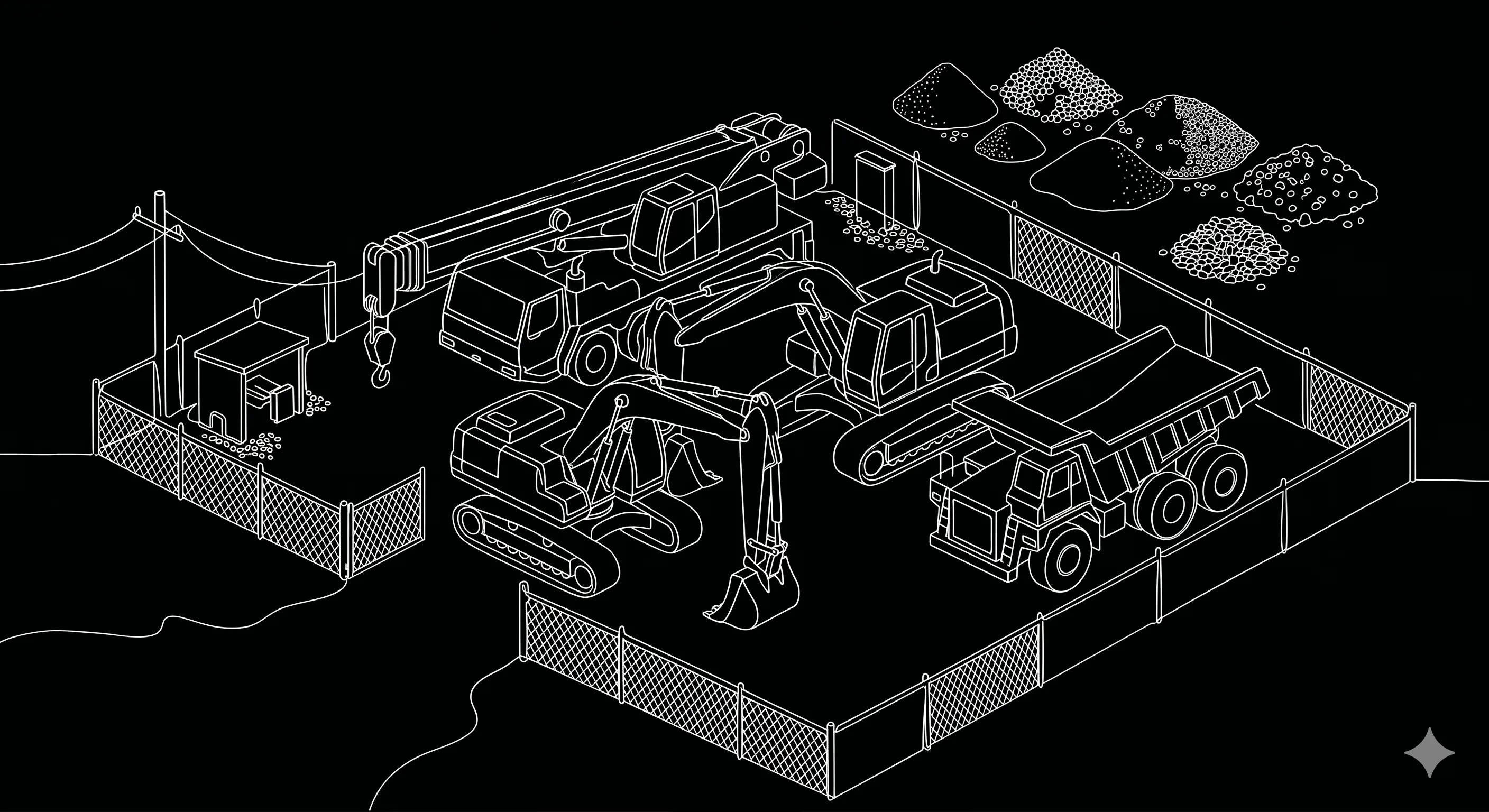 Heavy Equipment & Execution Fleet sketch