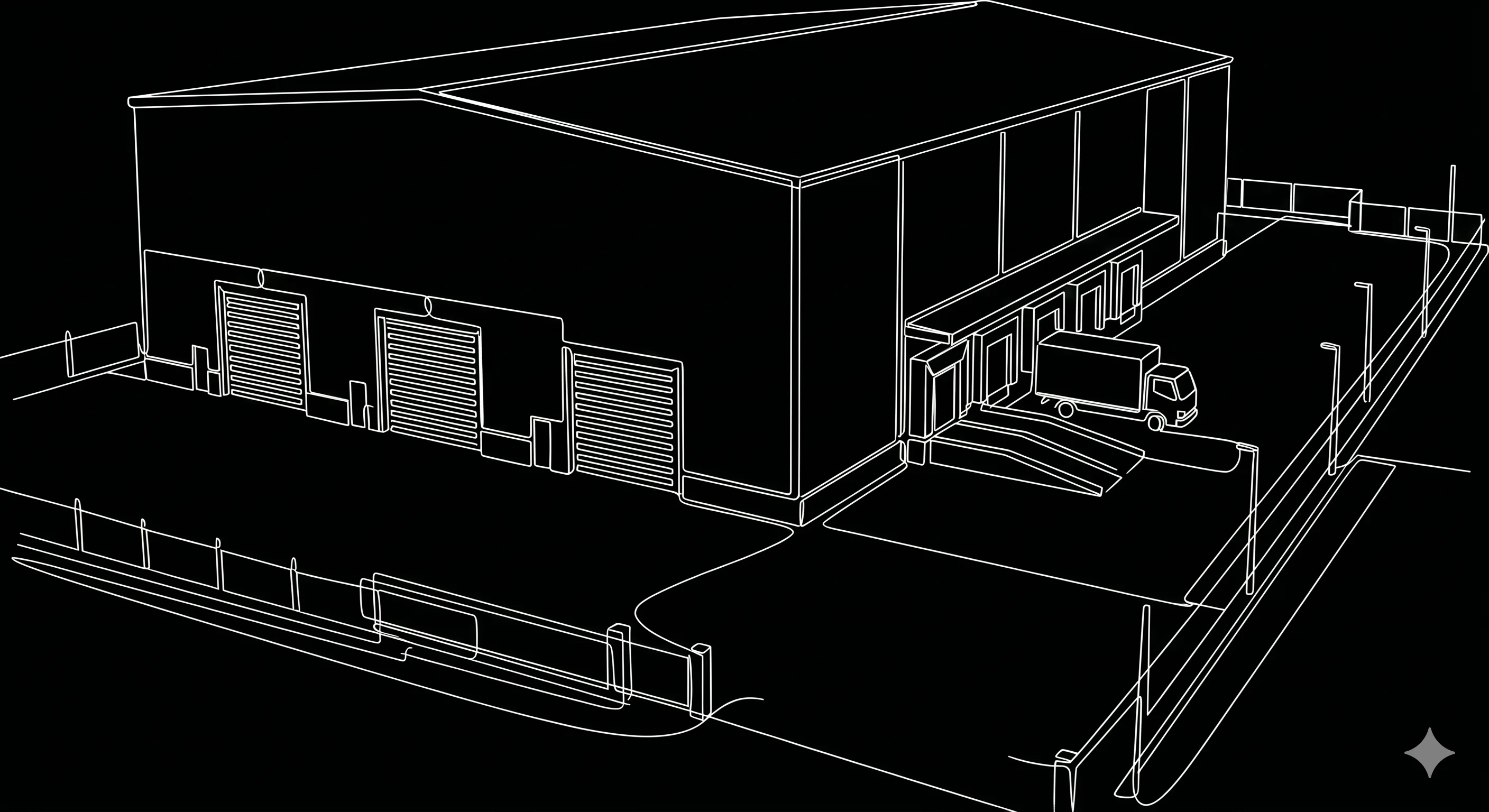 Industrial Warehousing & Large Facilities sketch